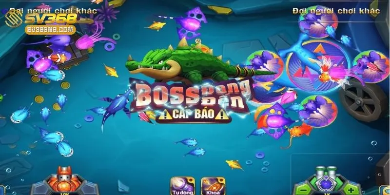 Một bàn chơi Bắn cá SV368 với những con cá đặc biệt đang di chuyển